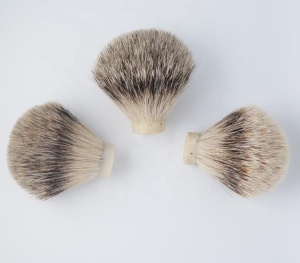 Custom Size Wholesale Silvertip Badger Hair Shaving Brush Knot