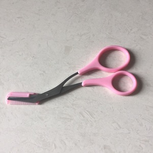 Eyebrow makeup eye brow scissors