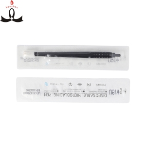 Eyebrow Microblading Tattoo 14 Curve Blade Microblading Disposable Pen Tattoo Gun Manual Pen OEM