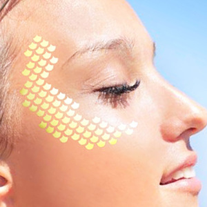 Fashion gold flash body tatoo art temporary face tattoo