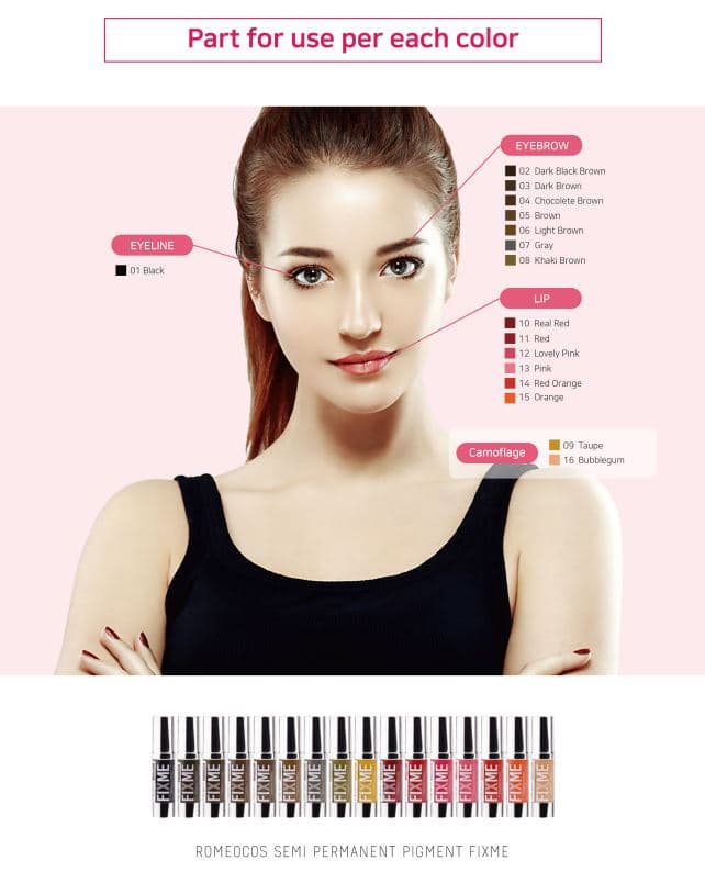 FIXME Semi-permanent pigment (microblading, tatto, henna, eyebrows, micropigmentation, microshading)