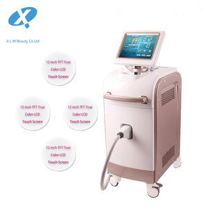 Hair Removal Beauty Equipment / Laser Diodo 808 nm Portable Diode Professional Laser Hair Removal Machine