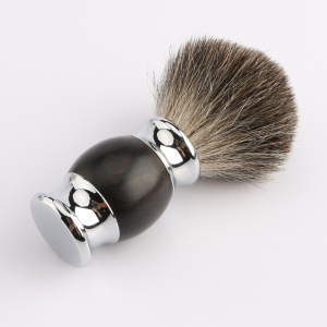 High Quality Black Wooden Handle Shaving Brush Badger Hair Shaving Set