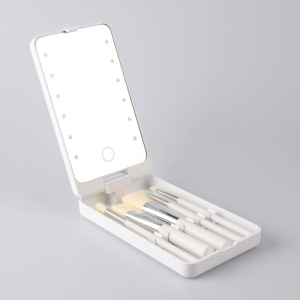 HOT Pocket Hand Make Up Vanity with Lights Compact Makeup Brush LED Mirror