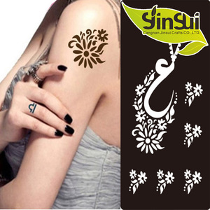 hot sale low price henna sticker tattoo stencils