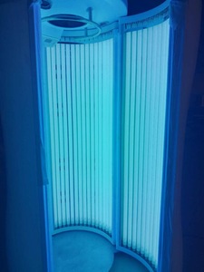 LED solarium tanning bed automatic spray tanning booth for fitness center gymnasium