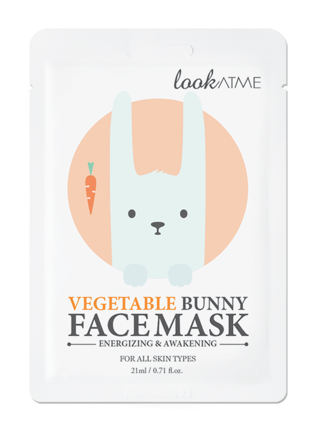 lookATME VEGETABLE BUNNY FACE MASK