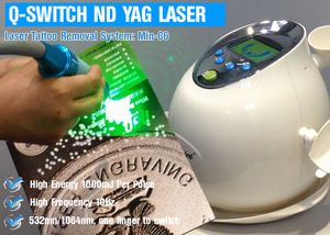 Mini Q switched nd yag laser tattoo removal pigment Eye line Freckle Laser Beauty Equipment