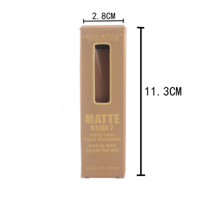 MISS ROSE Professional Liquid Foundation Concealer Repair Nourishing Nude Face Makeup Foundation