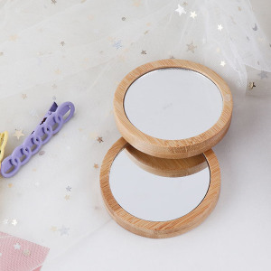 New Arrival Custom Personalise Hand Mirror Round  Pocket Vanity Mirror