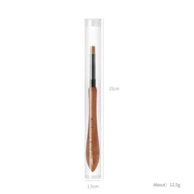 New Japanese Style Nail Art Gourd Pen, Walnut and Sandalwood Rod, Draw Line, Draw Flower, Hook Line, Painted Gradient Smudge Nail Brush