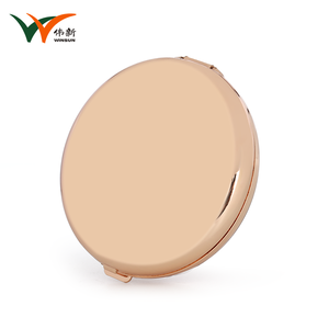 OEM compact aluminum framed magnifying makeup mirror