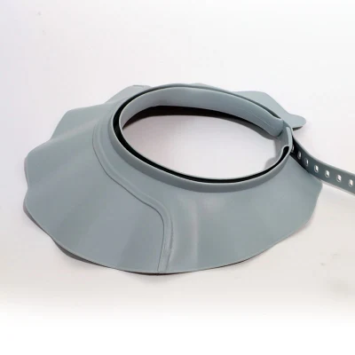 OEM Safe Shower Bath Protective Hat Foldable PP+TPE Adjustable Shampoo Cap
