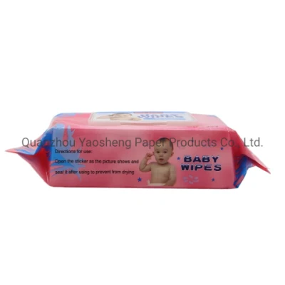 Private Logo Biodegradable Material Organic Baby Wet Wipes Organic Cleaning Wipe