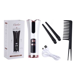 Professioanl Private Lable Wireless Hair Curler Set Automatic Cordless Hair Curler