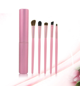 Professional 5pcs makeup brush set for eye makeup Tool kit + Round Tube