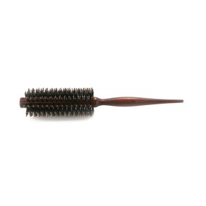 Professional Hairdresser Wood Rolling Bristle Round Hair Brush