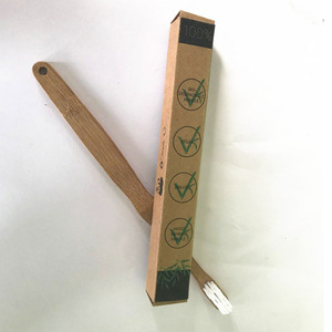 Provided Free Sample 100% Biodegradable Eco Bamboo Toothbrush