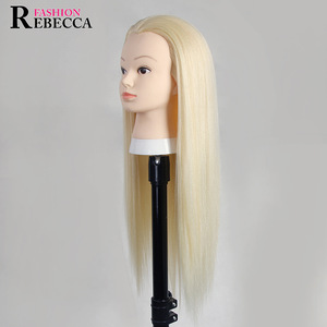 rebecca fashion wholesale thick head mannequin female with long hair