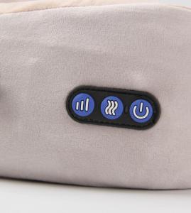 Rechargeable hot sell electric shiatsu Neck U-shaped travel massage pillow