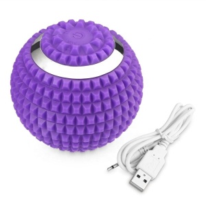 Vibrating Massage Ball, Electric Rechargeable Washable Vibrating Yoga Massage Ball, Massage Roller