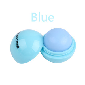 Wholesale 6 Colors Cute Waterproof Herbal Organic Moisturizing Round Ball Lip Balm