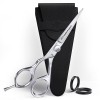 Factory Price Sliver Coated Salon Flat Fully Stainless Steel Hair Cutter Best Barber Sharps & Shears Scissors