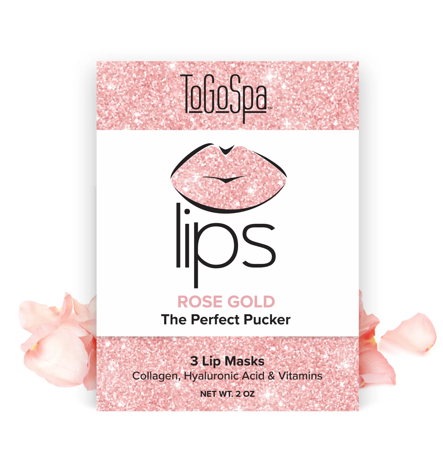 Rose Gold LIPS by ToGoSpa – The Perfect Pucker Lip Mask