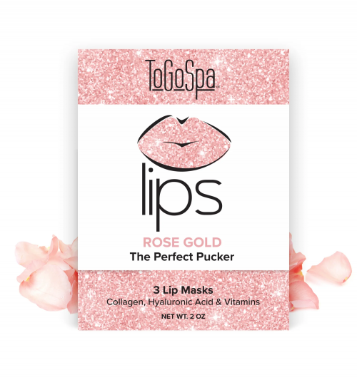 Rose Gold LIPS by ToGoSpa – The Perfect Pucker Lip Mask