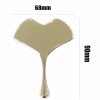 New 304 Stainless Steel IASTM Tool Unique Design Ginkgo Toothed Gua Sha Plate Facial And Body Beauty Massager