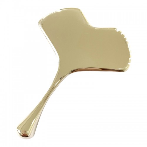 New 304 Stainless Steel IASTM Tool Unique Design Ginkgo Toothed Gua Sha Plate Facial And Body Beauty Massager