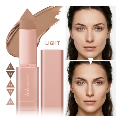 Face Makeup Long Lasting Smooth Texture Cream Bronzer Stick Matte Blendable Triangle Contour