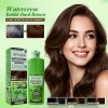 Permanent Hair Dye Shampoo Ammonia-Free Herbal Formula Natural Ingredients Covers Gray Hair Long-lasting Color for All Hair