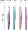 Tweezers Set - 4 Pack Stainless Steel Eyebrow Tweezers Kit for Women-for Facial Hair and Ingrown Hair Removal Beauty Tools