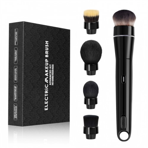 OEM Electric Makeup Brush Set with 5 Replaceable Brush Heads – Professional Cosmetic Tool for Wholesale
