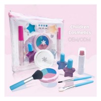 Custom label gift multicolor lip gloss beauty kids makeup sets cosmetics