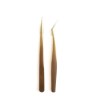 Tweezers for eyelash extensions & individual eyelashes