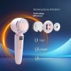 Hot Cold Ice Hammer Facial Beauty Device EMS Red Blue Light Therapy Cleansing Whitening Tool