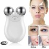 Microcurrent Facial Massager Roller Anti-Wrinkle EMS Face Lift Skin Tightening Firming Slimming Skin Care Tool