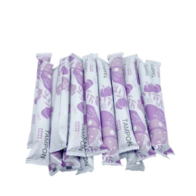 100% Organic Cotton Tampons Applicator Biodegradable Tampons Eco Friendly Tampon Pour Savon Artisanal