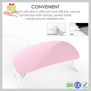 2017 New Arrival Nail Care Tools and Equipment 6W UV Led Nail Dryer Led Gel Nail Lamp