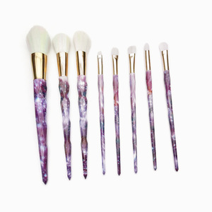 2018 fashion crystal style makeup brushes diamond glitter beauty tool kits