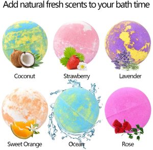 2020 new arrival OEM ODM long time fizzes cleansing bath bombs gift set organic rainbow bath bomb