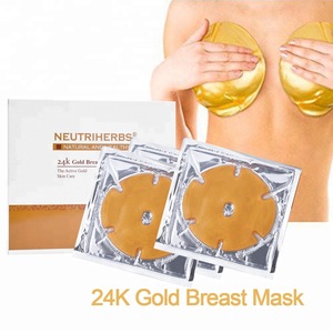 24K Gold Nourishing Lifting Pore Minimizing Crystal Moisturizing Breast Firming Mask
