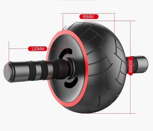 Ab Wheel Roller, Fitness Wheel &amp; Abdominal Carver To Workout, Exercise &amp; Strengthen Your Abs &amp; Core with Gym Equipment