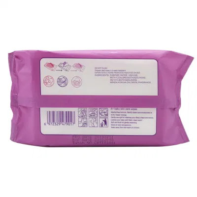 Alcohol Free Wipe 80/100 Baby Wipe Disposable Baby Wet Wipes
