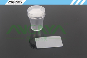 ANY New Arrival Cheap Price Transparent Handle Small Size Nail Stamper in other Nail Supplies