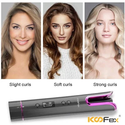 Auto Cordless Rotating Magic Wireless Hair Curler