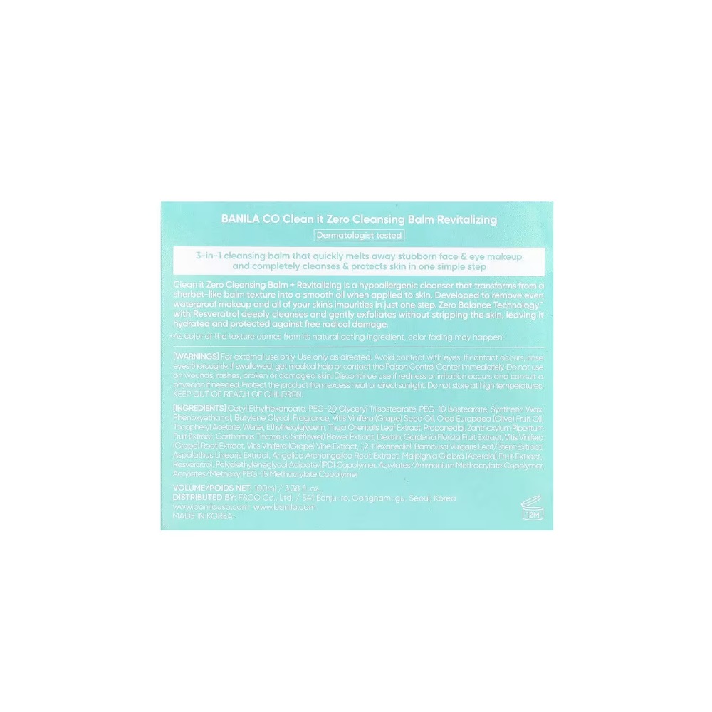 [Banila Co] Clean It Zero Cleansing Balm 50ml / 150ml / 180ml