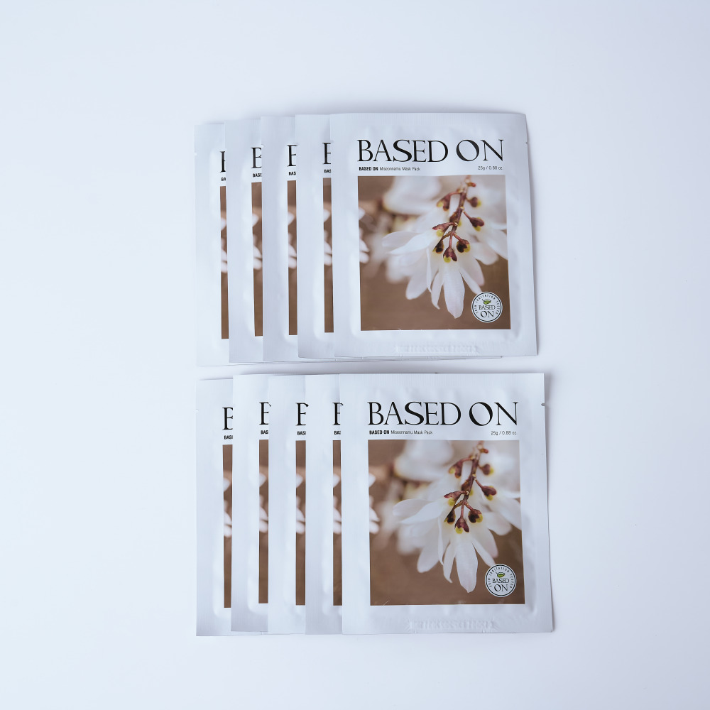 BASED ON  Miseonnamu Mask Pack  25g*10sheets_skin care, mask, mask sheet